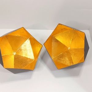 Metallic Geometric Votive with Inner Leafing - Thumbnail 5